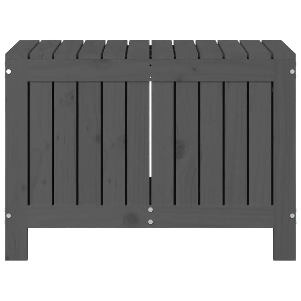 Grey Garden Storage Box with Easy Access