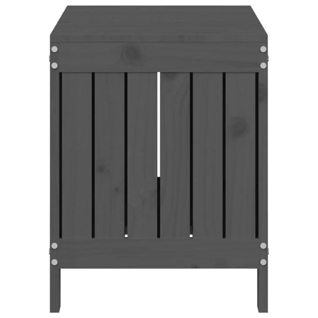 Grey Garden Storage Box with Easy Access