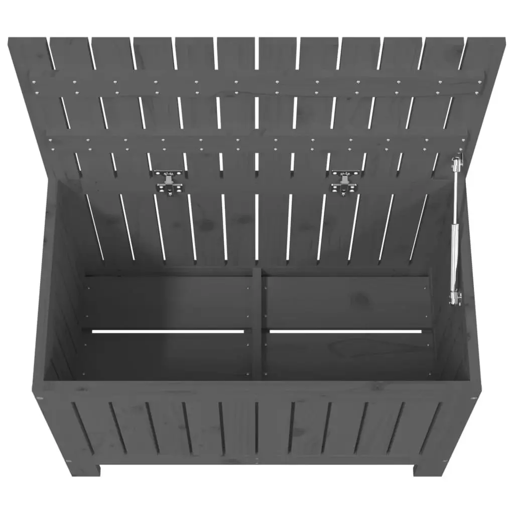 Grey Garden Storage Box with Easy Access