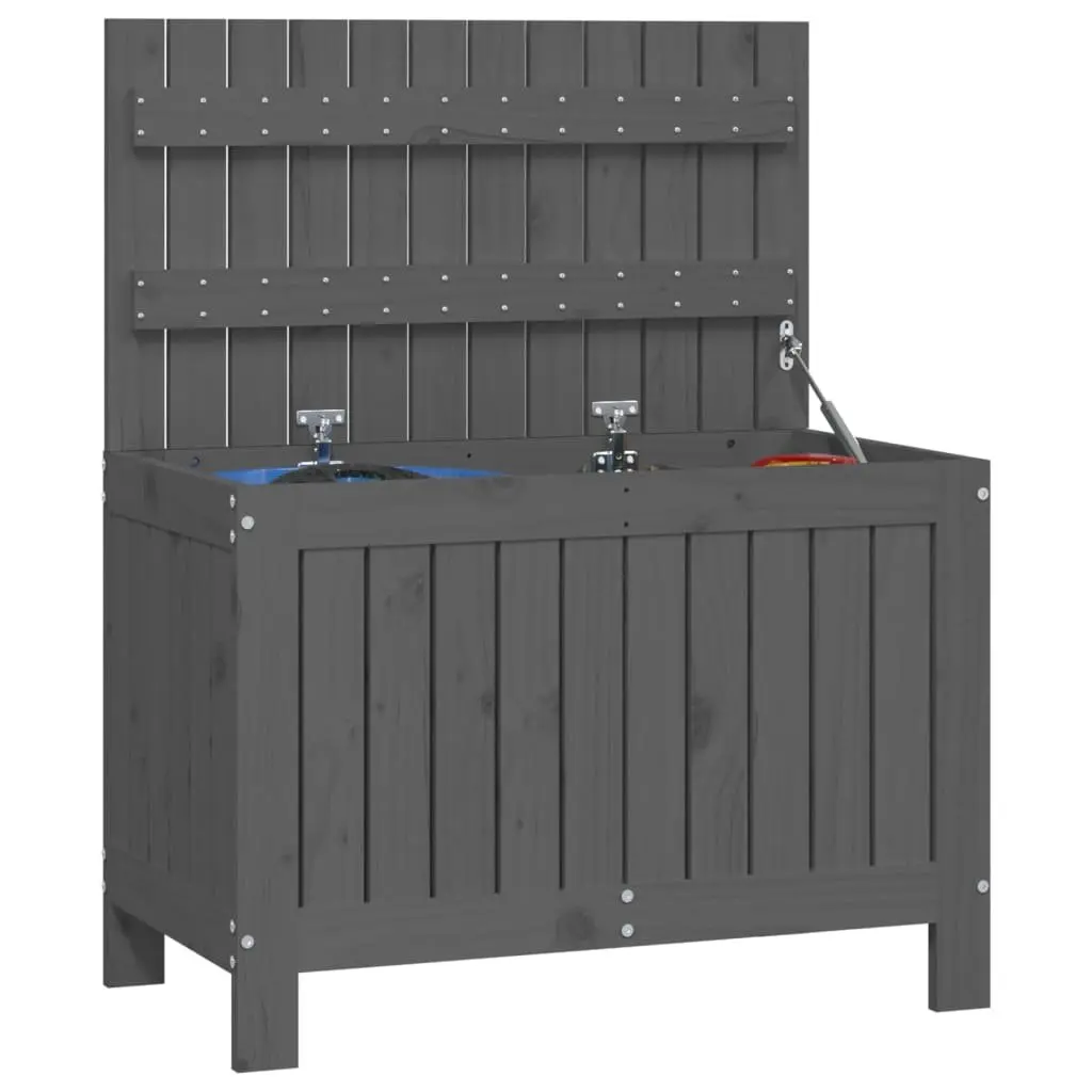 Grey Garden Storage Box with Easy Access