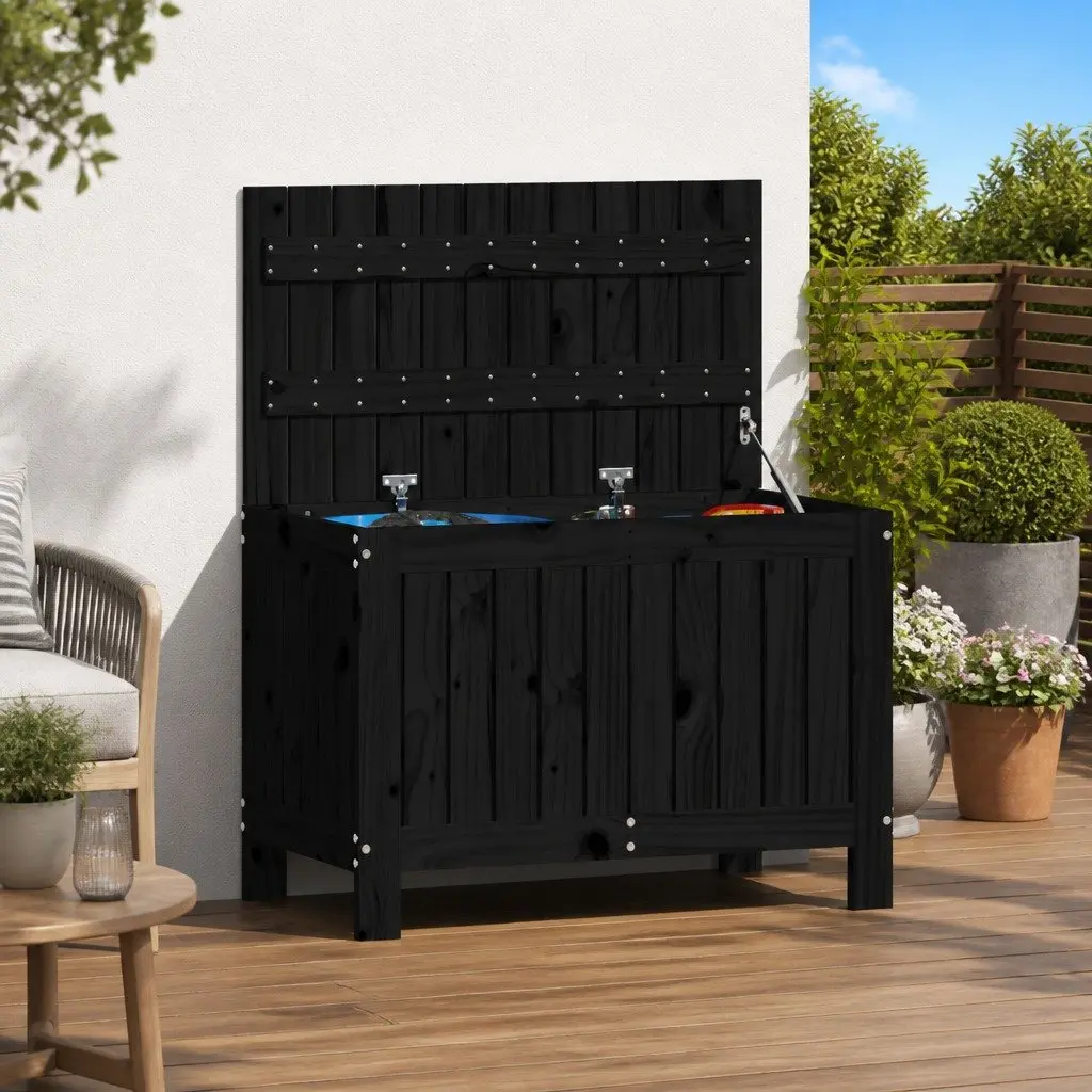 Garden Storage Box with Hydraulic Lift Lid