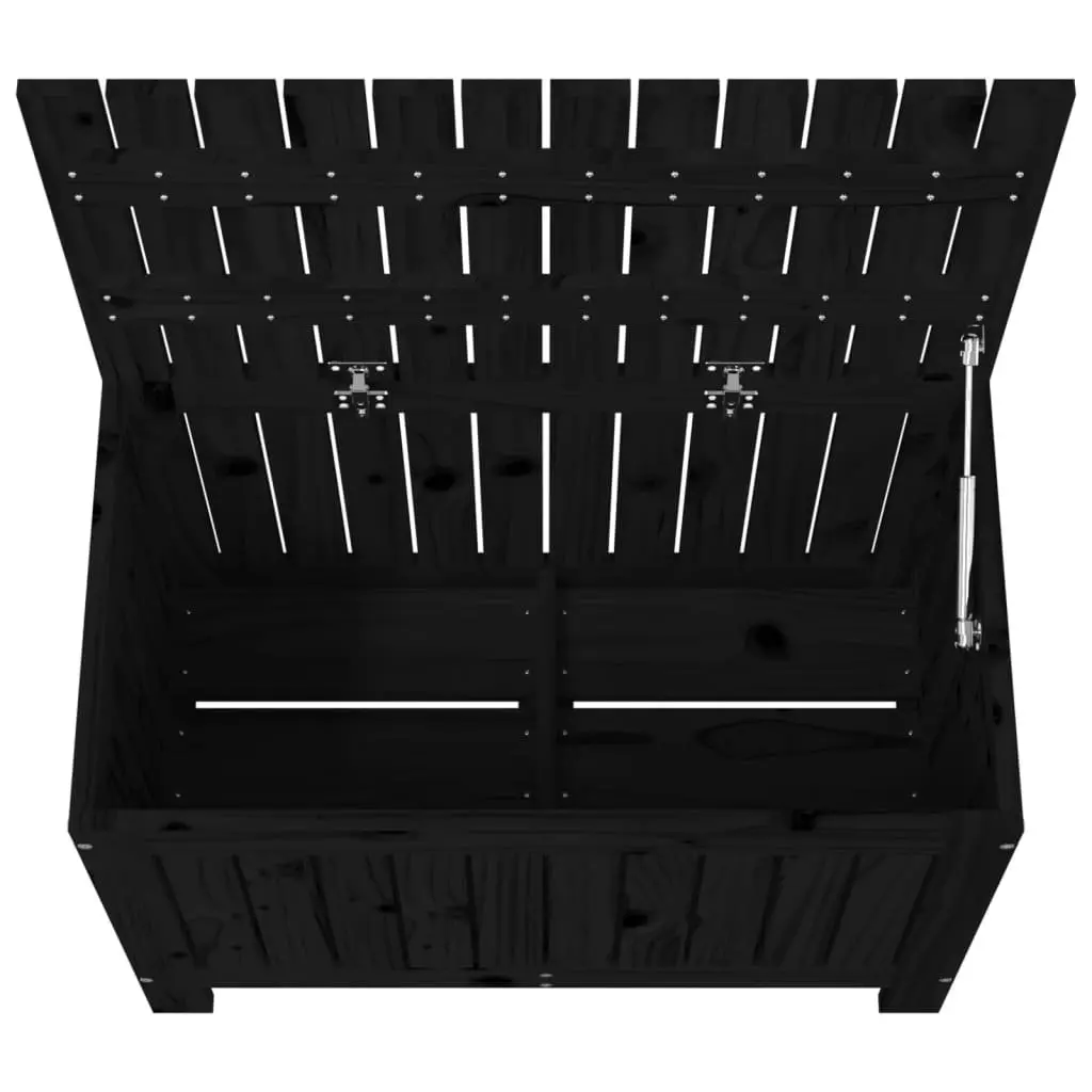 Garden Storage Box with Hydraulic Lift Lid
