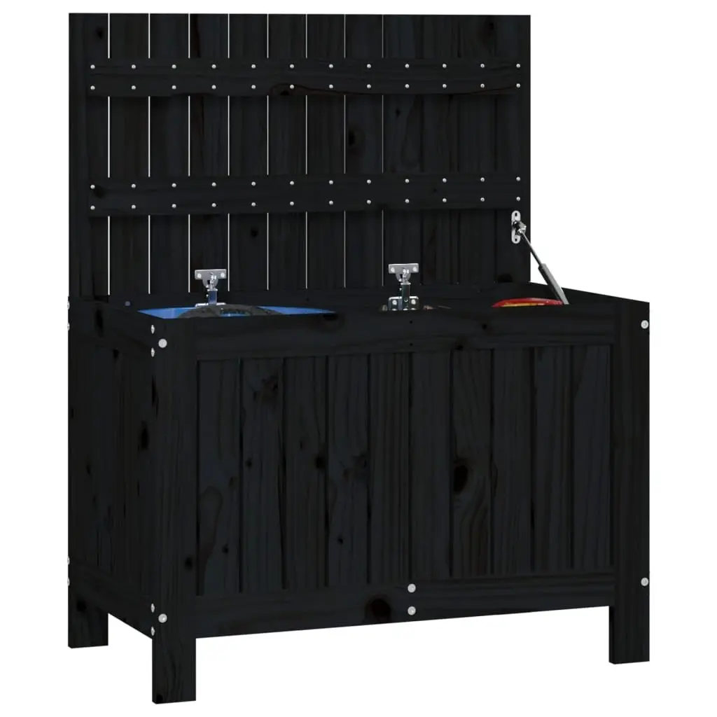 Garden Storage Box with Hydraulic Lift Lid