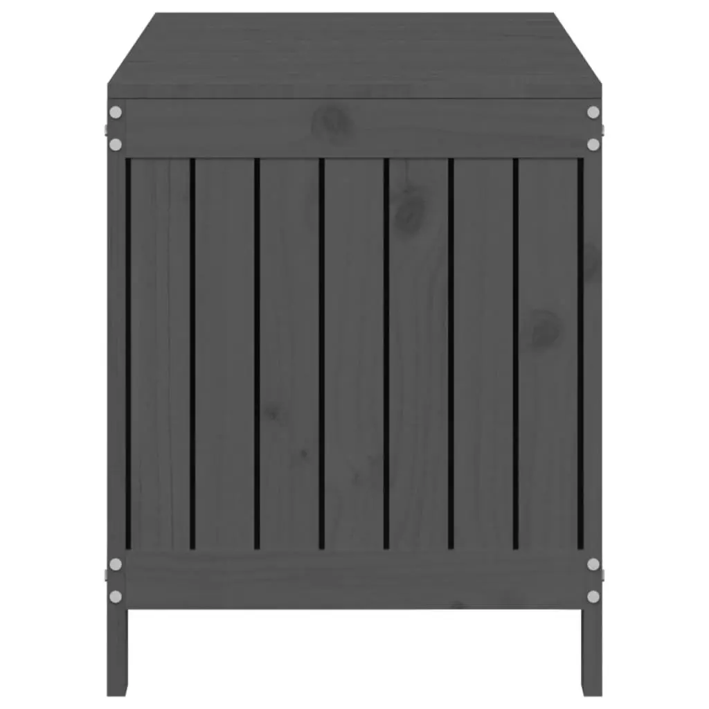 Grey Garden Storage Box 115x49x60 cm Solid Pine