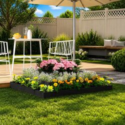 Grey Wooden Planter Box