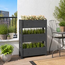 3-Tier Wooden Planter Box