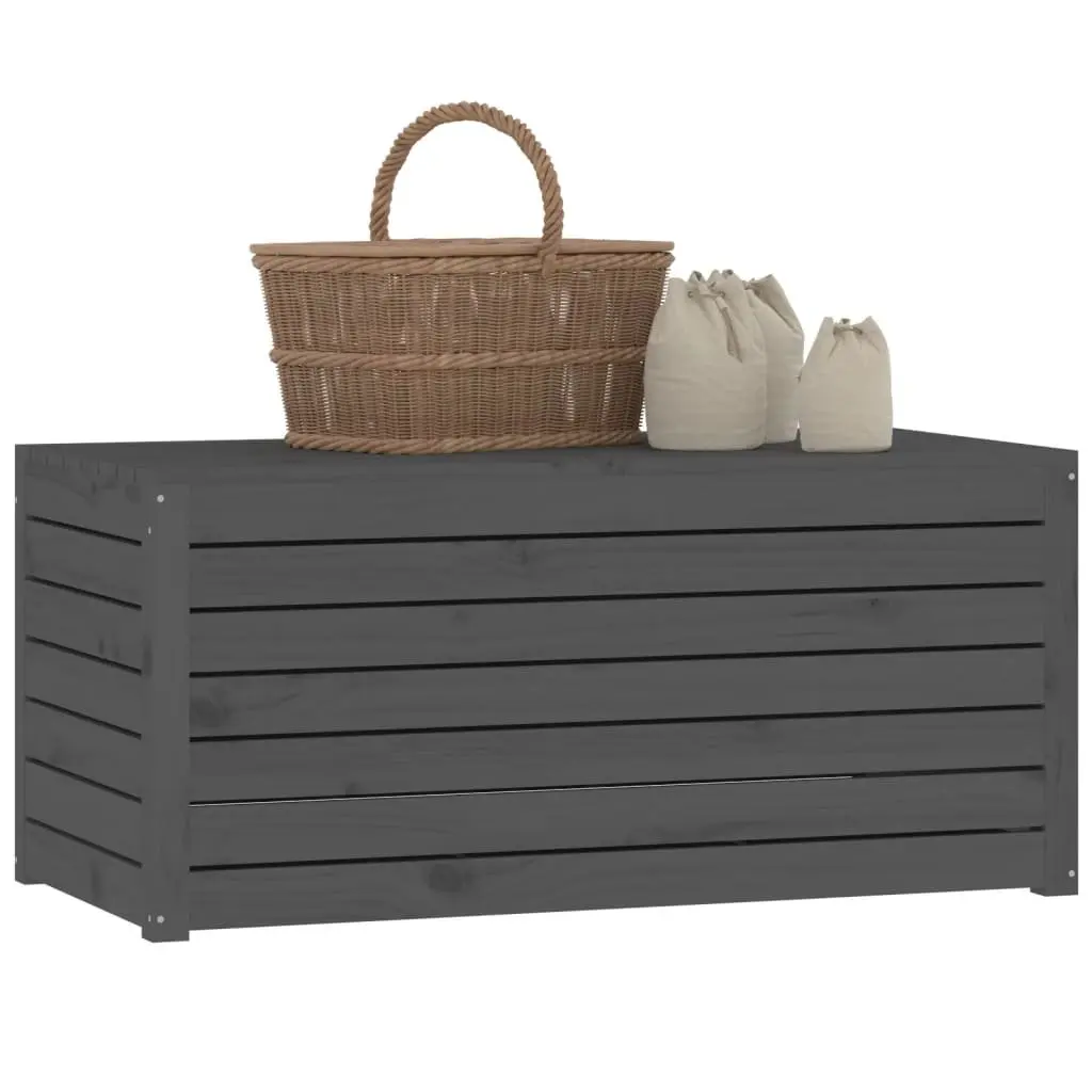 Grey Garden Storage Box for Outdoor Items