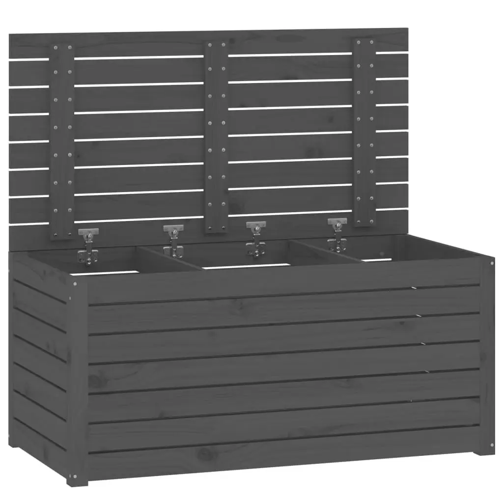 Grey Garden Storage Box for Outdoor Items