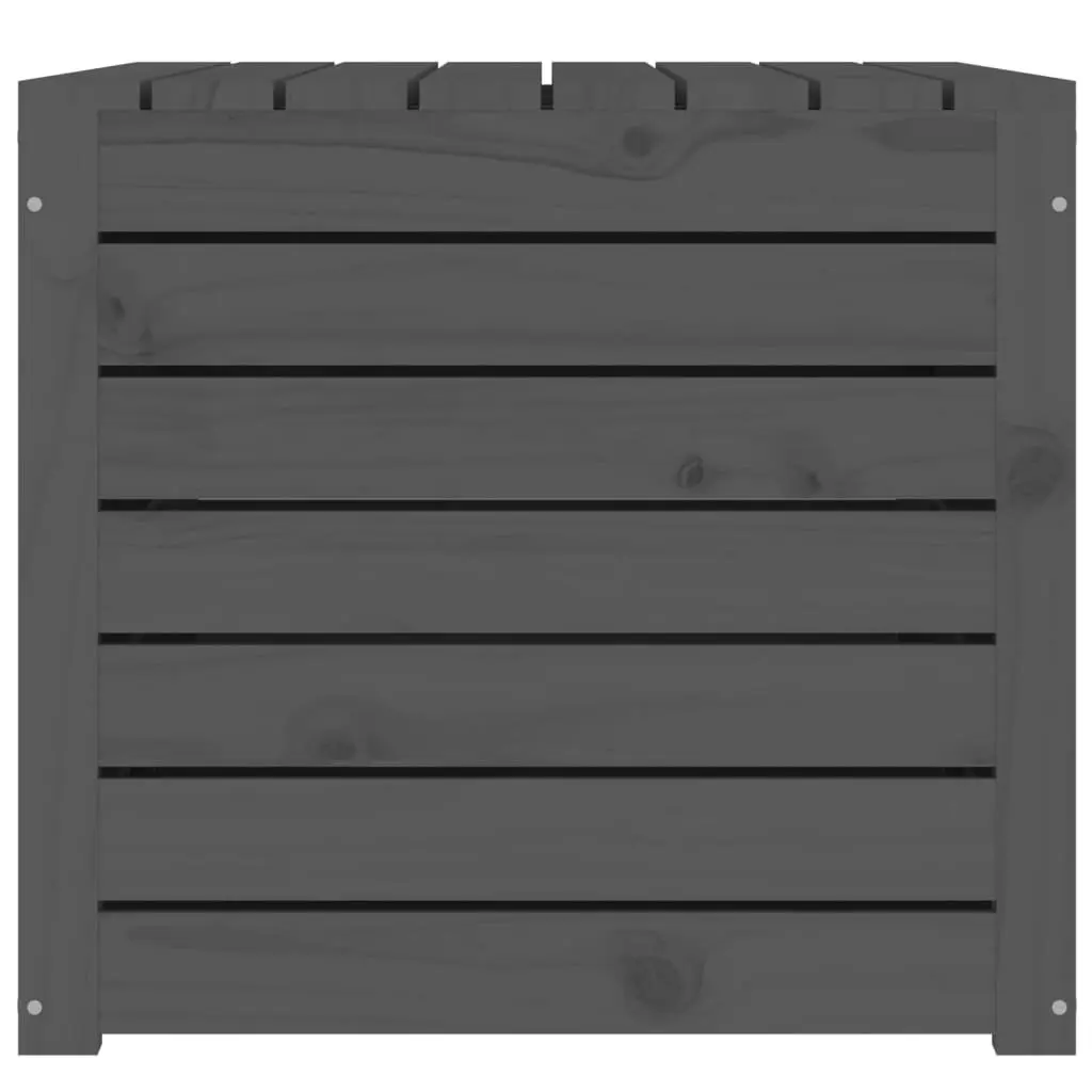 Grey Garden Storage Box for Outdoor Items