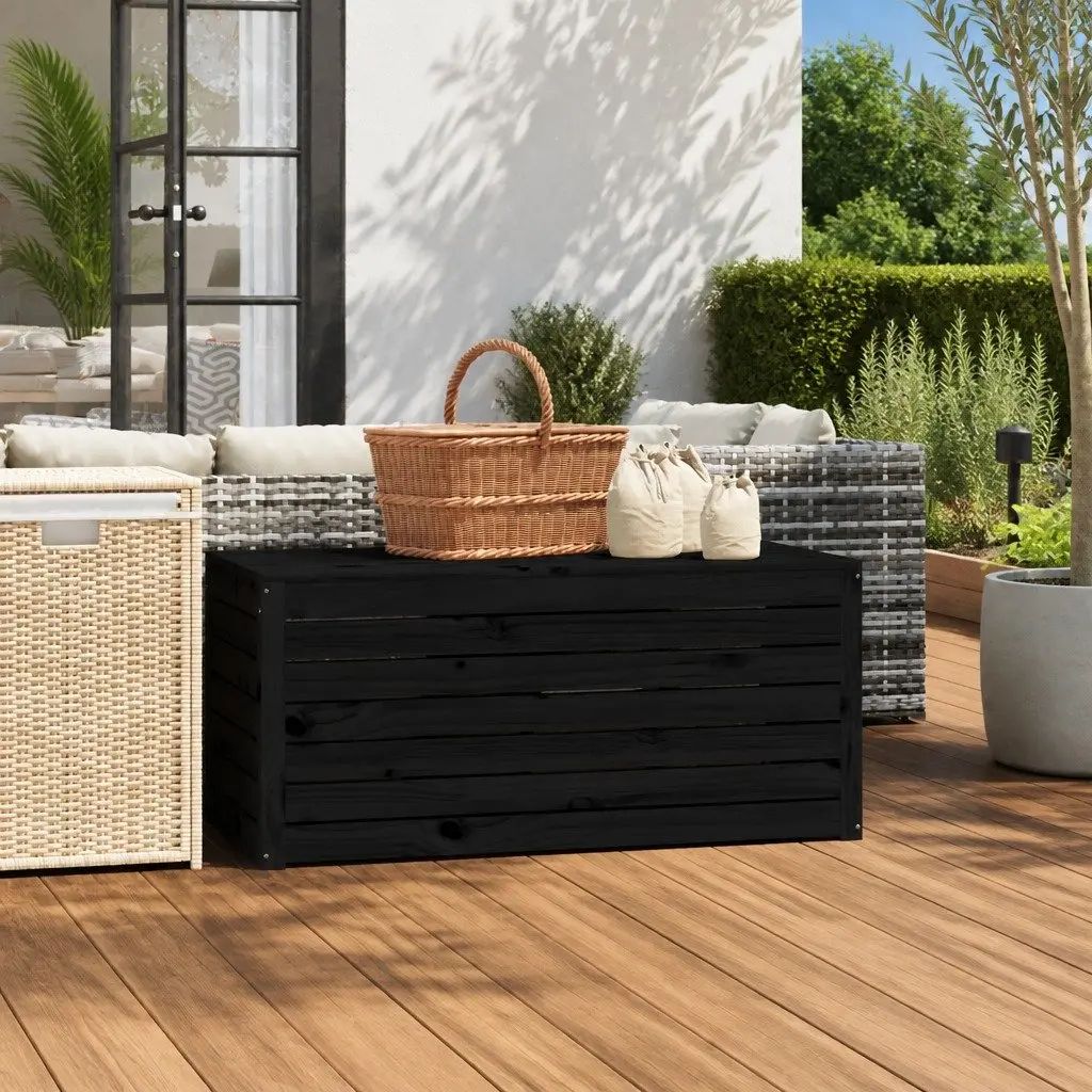 Garden Storage Box in Black