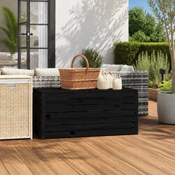 Your Go-To Garden Storage Box in Black