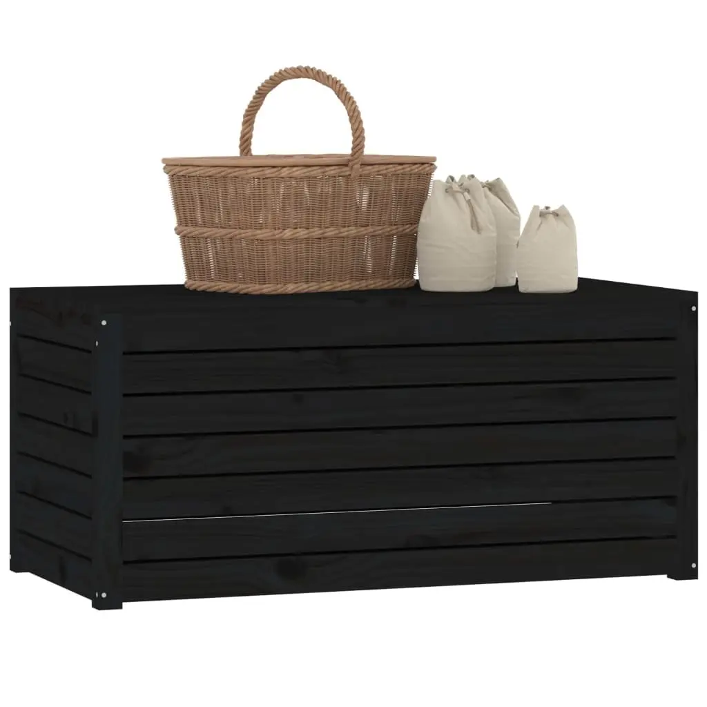 Garden Storage Box in Black