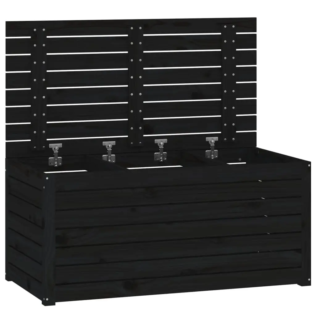 Garden Storage Box in Black