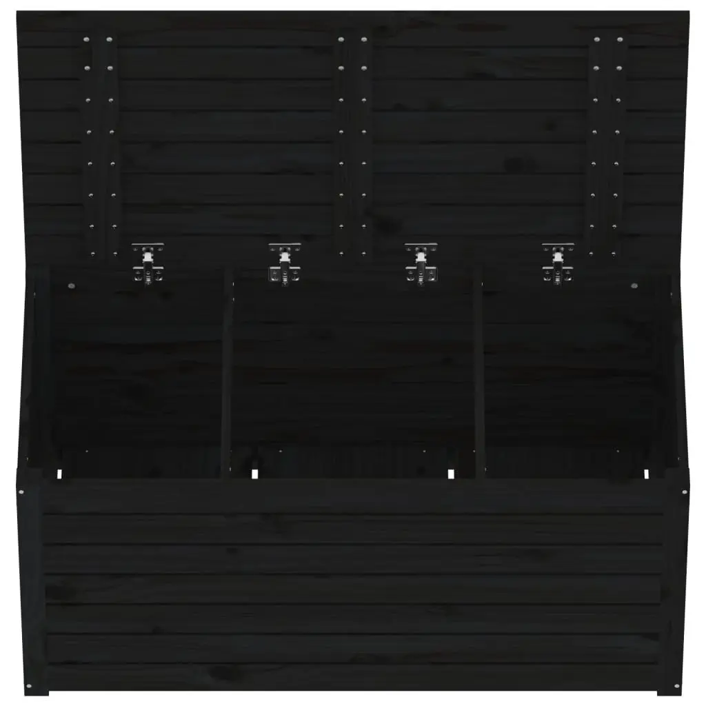 Garden Storage Box in Black