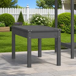 Grey Garden Bench in Solid Pine with Slatted Design