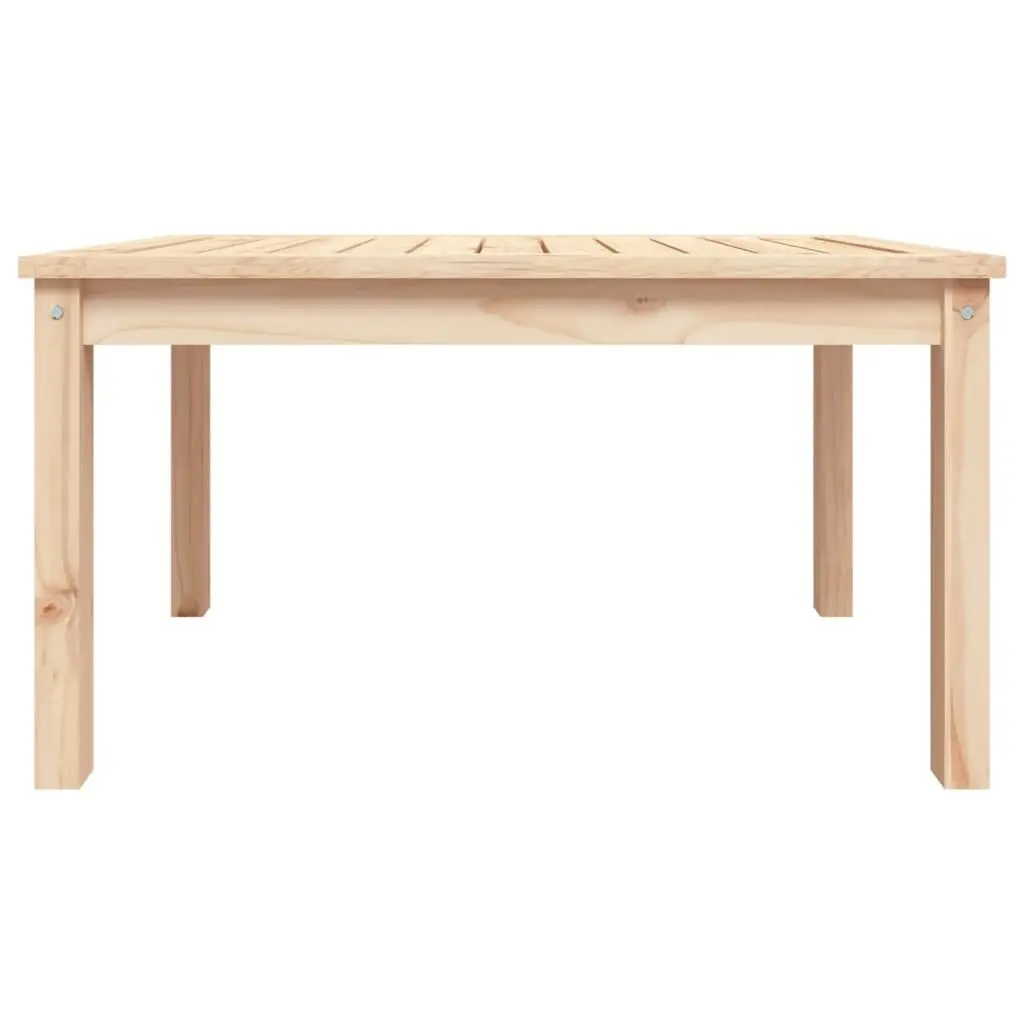 Garden Dining Table 82.5x50.5x45 cm Solid Pine Wood Outdoor Patio Furniture