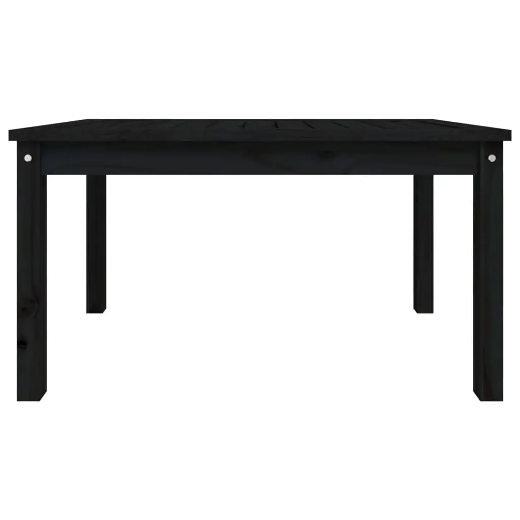 Black Garden Table for Enjoyable Dining