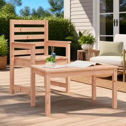 Solid Wood Garden Table for Outdoors