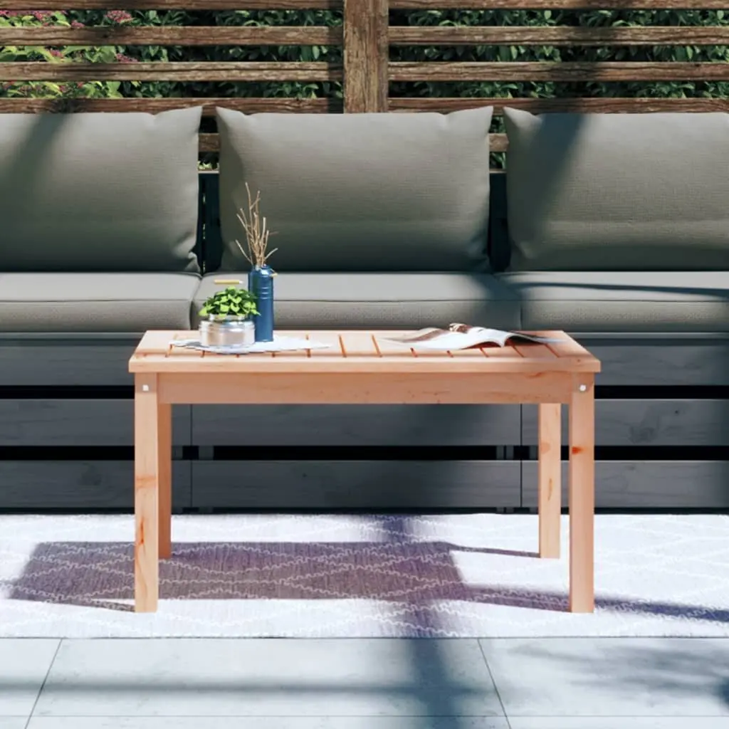 Garden Table Brown 82.5x50.5x45cm Solid Wood Outdoor Patio Furniture