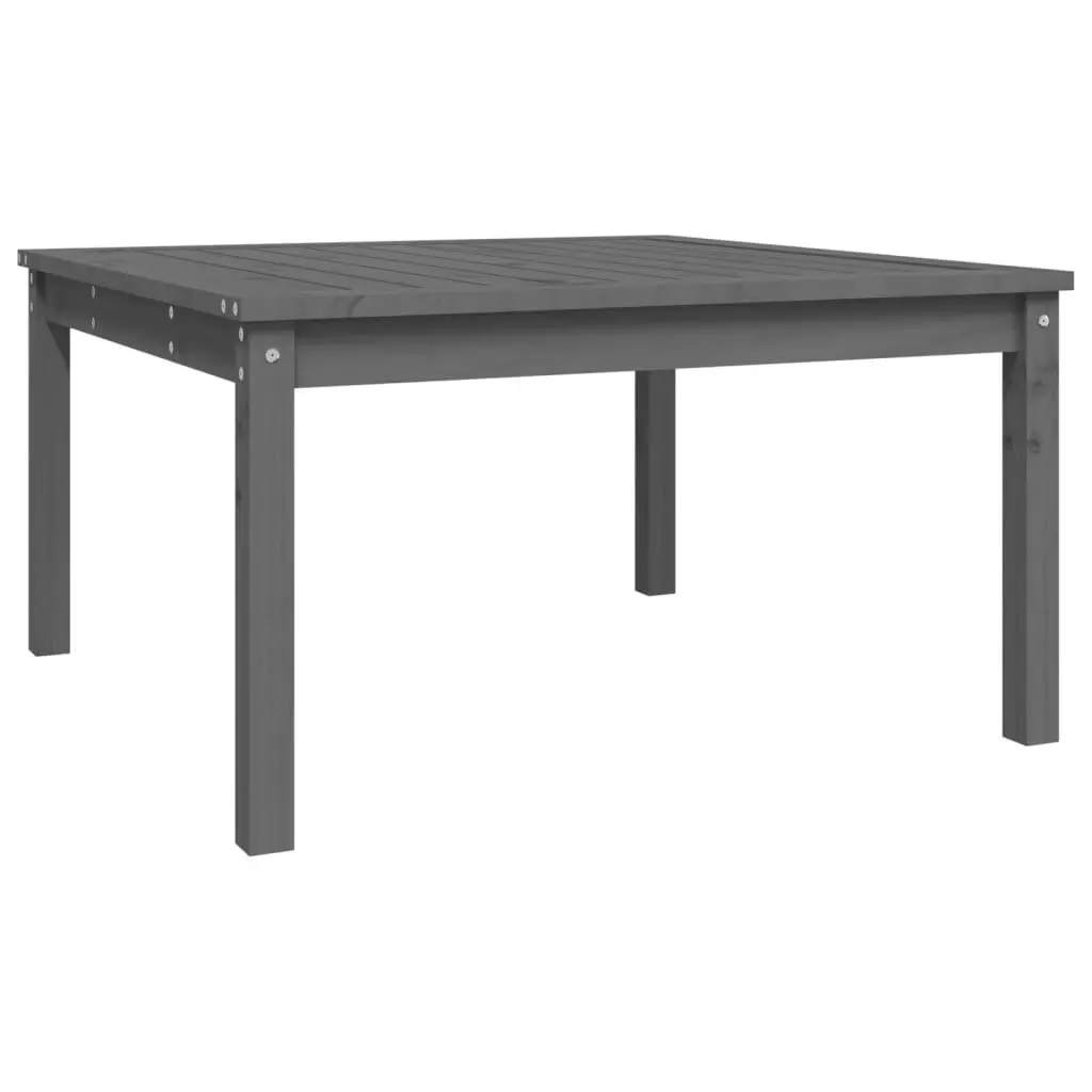 Grey Pine Garden Table for Outdoors