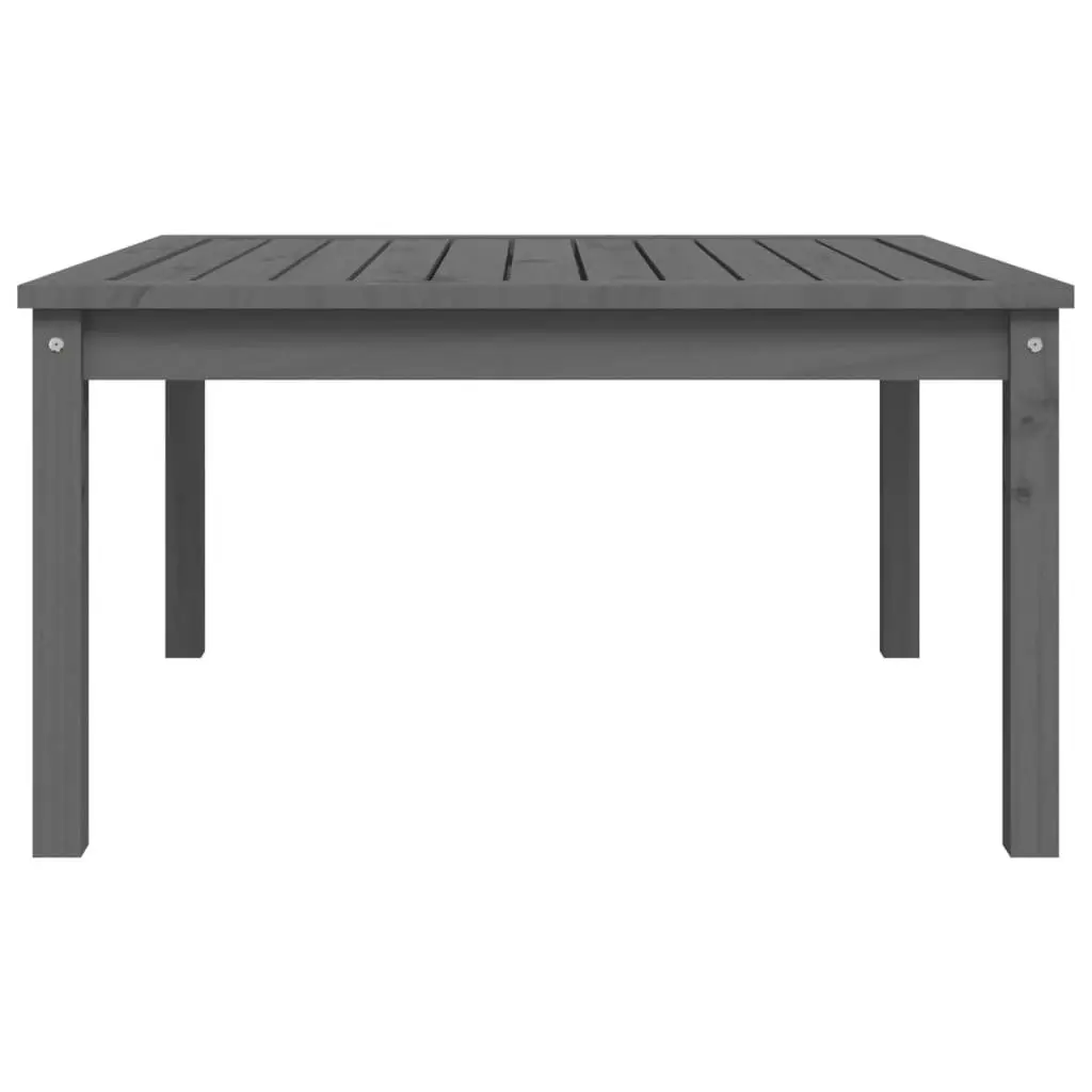 Grey Pine Garden Table for Outdoors