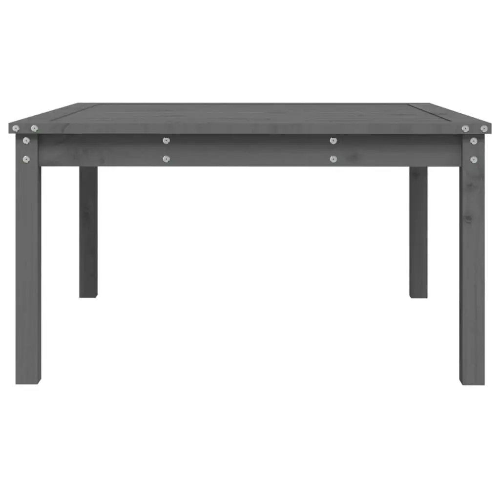 Grey Pine Garden Table for Outdoors