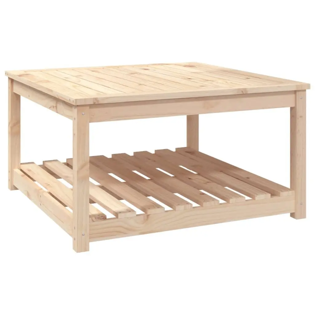 Garden Table 82.5x82.5x45cm, Solid Wood