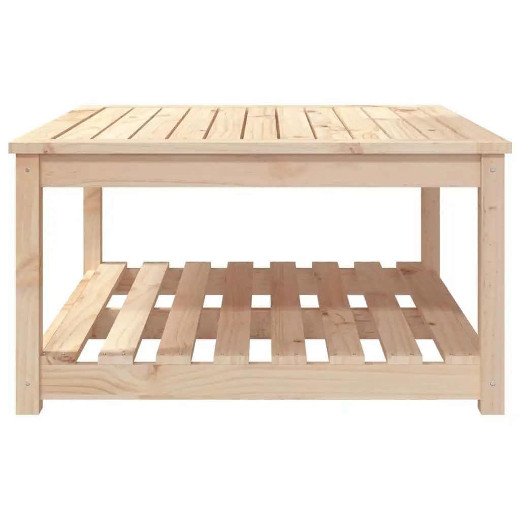 Garden Table 82.5x82.5x45cm, Solid Wood