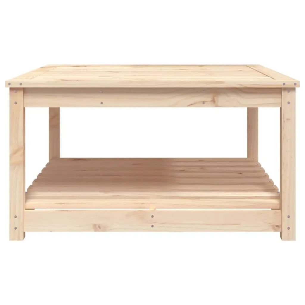 Garden Table 82.5x82.5x45cm, Solid Wood