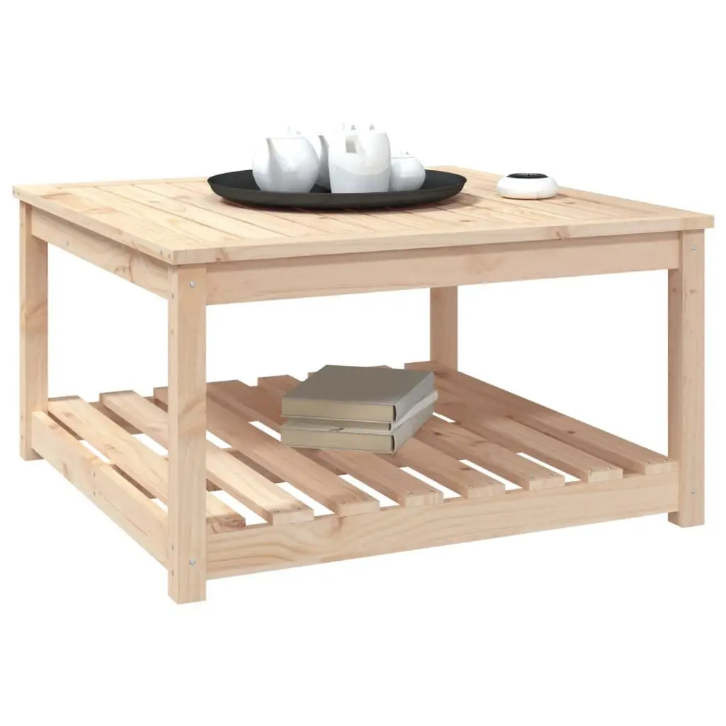 Garden Table 82.5x82.5x45cm, Solid Wood