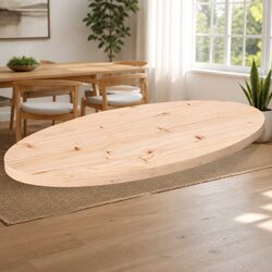 Solid Pine Wood Table Top - 80 x 40 x 2.5 cm, Built to Last