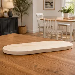 Concise Solid Pine Table Top 80x40x2.5cm