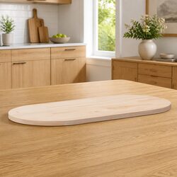 Solid Pine Wood Table Top 100x50x2.5 cm – Ideal Replacement