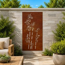 105x55 cm Corten Steel Garden Wall Art