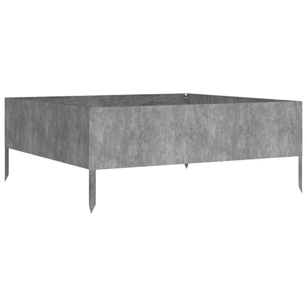 Garden Raised Bed Planter Brown 100x100x41 cm Corten Steel Open Bottom