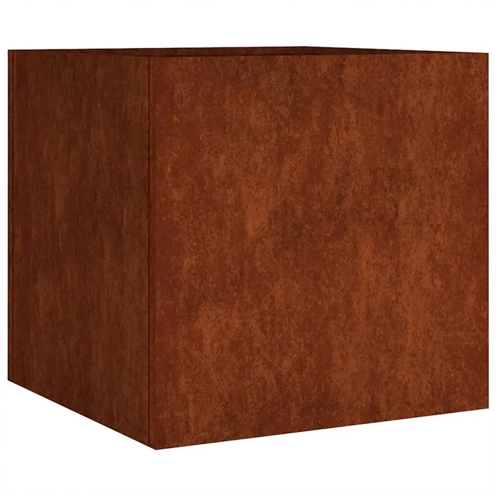 Corten Steel Planter Raised Garden Bed Flower Box Outdoor Patio Balcony Decor