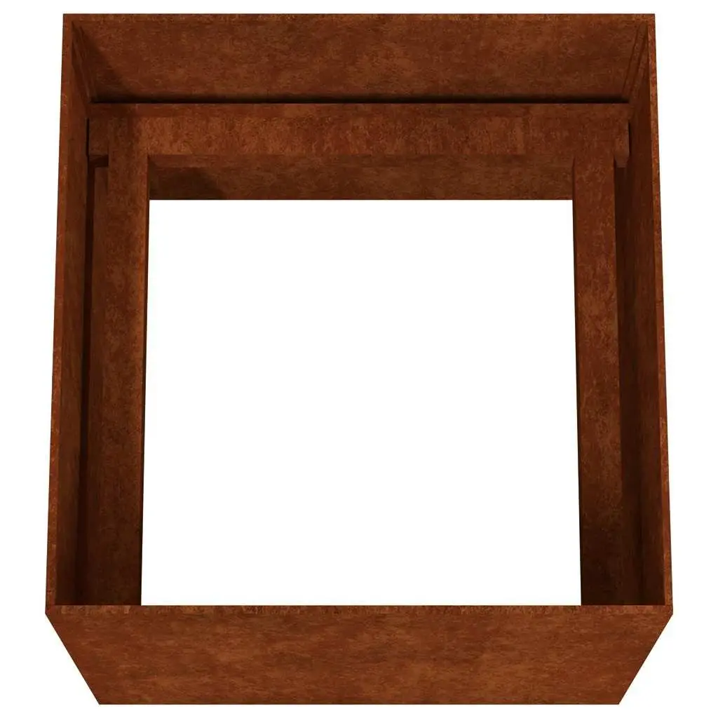 Corten Steel Planter Raised Garden Bed Flower Box Outdoor Patio Balcony Decor