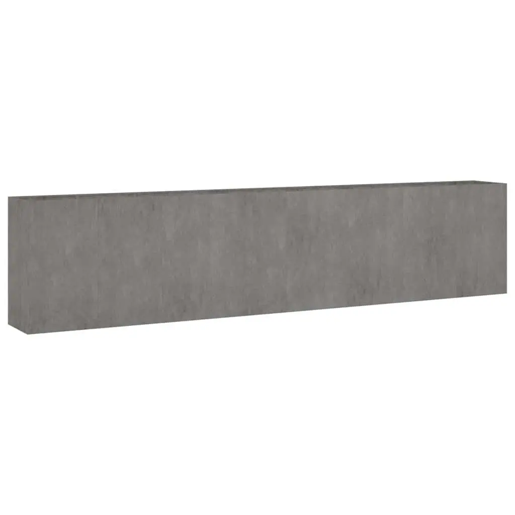 Garden Raised Bed Planter Box Brown 360x40x80 cm Corten Steel Outdoor Flower Vegetable