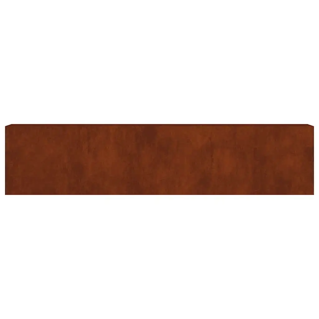Garden Raised Bed Planter Box Brown 360x40x80 cm Corten Steel Outdoor Flower Vegetable