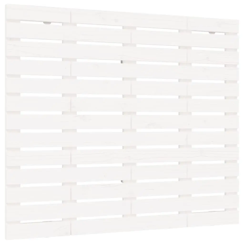 White Solid Pine Wood Headboard 96cm
