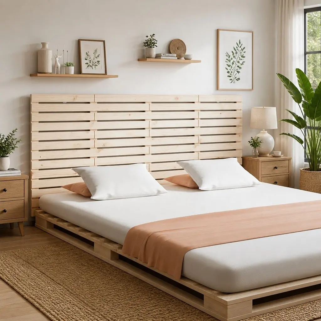 Solid Pine Wall Headboard