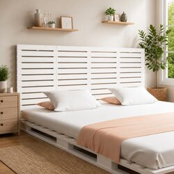 156cm White Wall Headboard - Built for Comfort