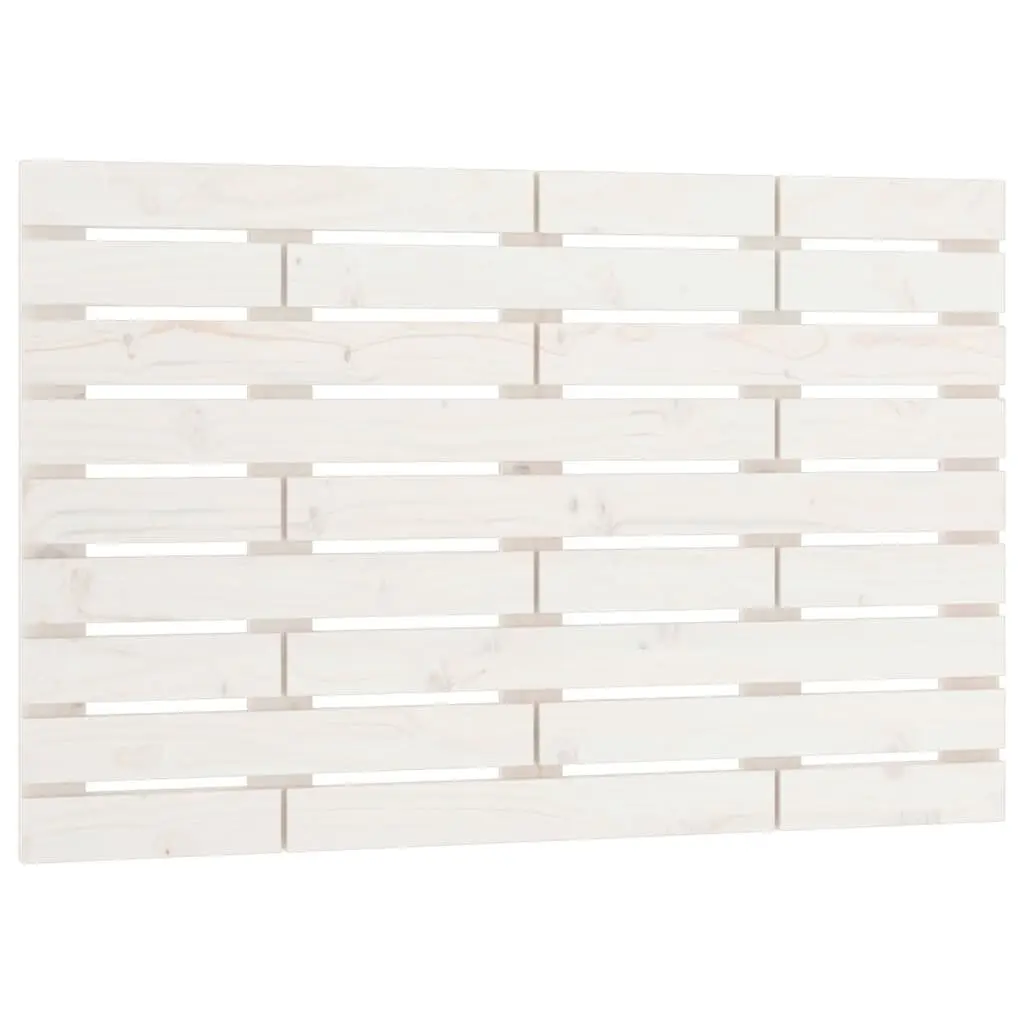 Wall Headboard 96cm White Solid Pine Wood Bedroom Bed Header Support