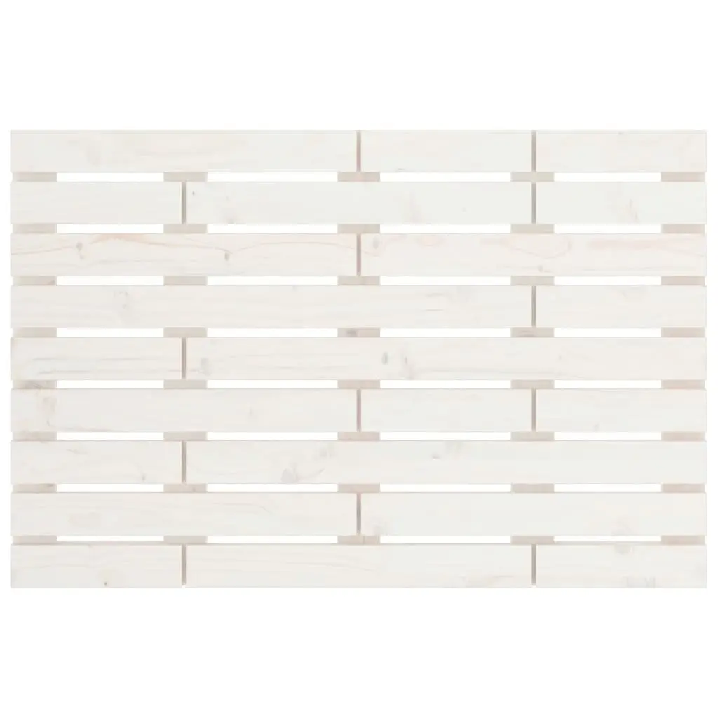 Wall Headboard 96cm White Solid Pine Wood Bedroom Bed Header Support