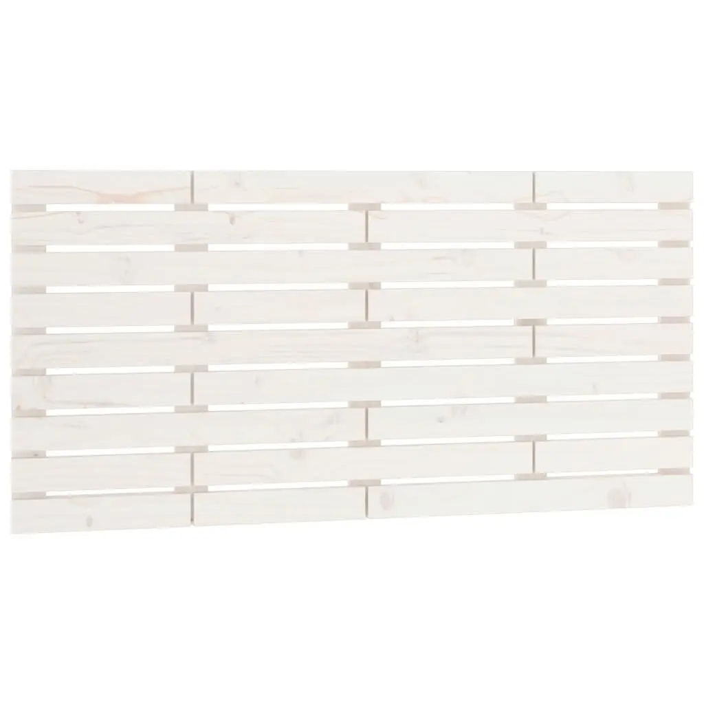 Wall Headboard White 156cm Solid Pine Wood Bedroom Furniture Mount