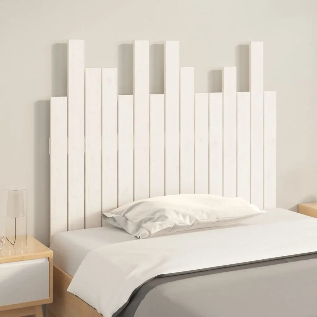 White Wall Mounted Headboard 95.5cm