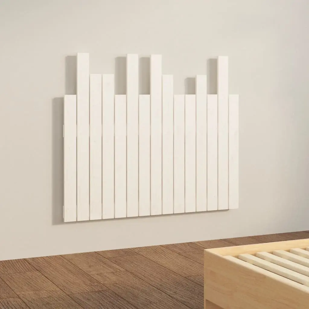 White Wall Mounted Headboard 95.5cm