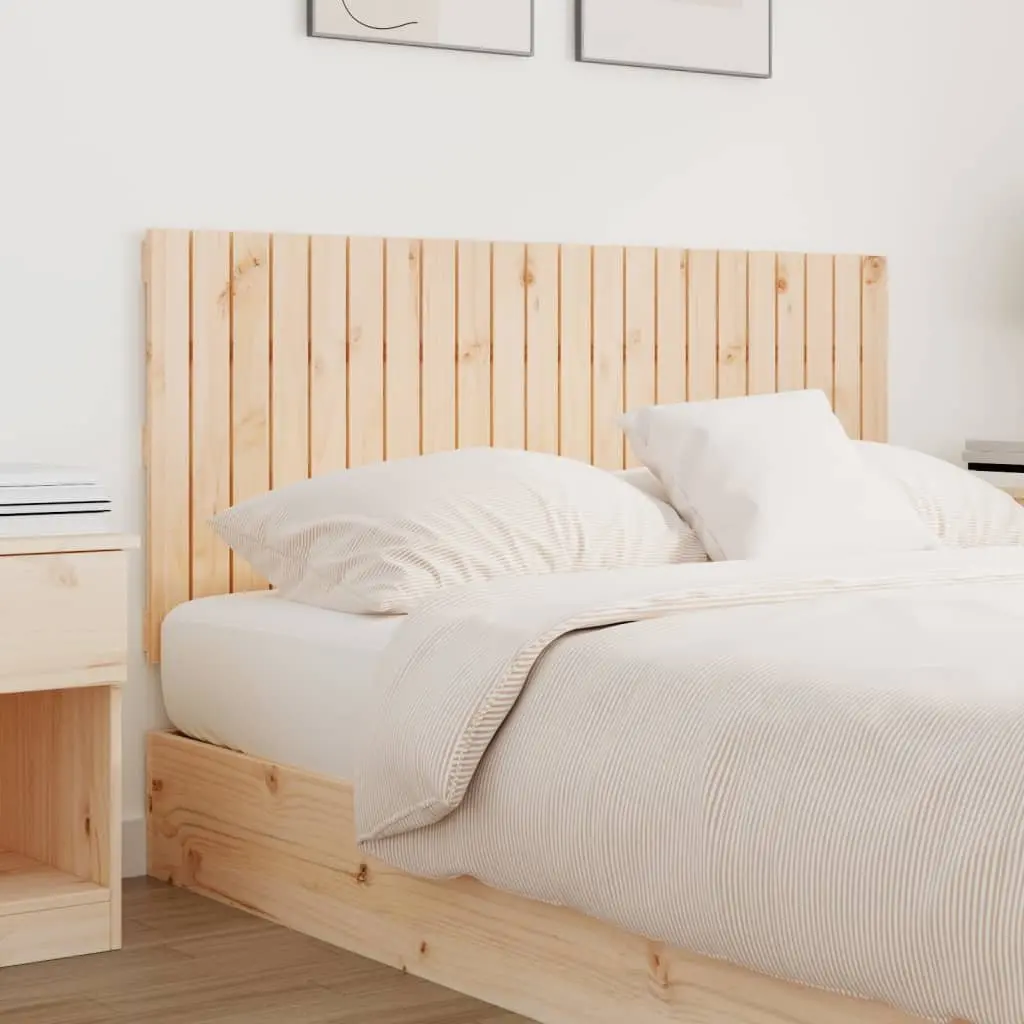 Wall Headboard 140 cm Solid Pine Wood Bedroom Bed Header Classic Design