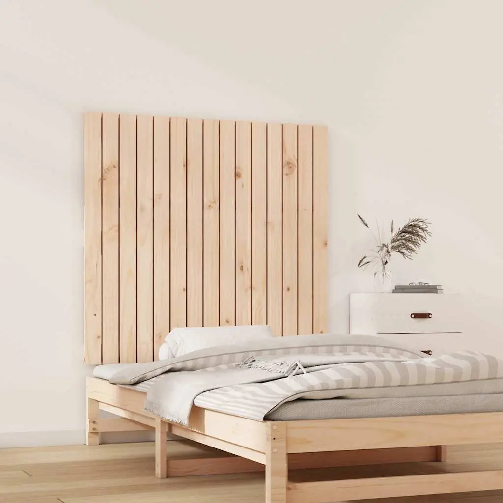 Wall Headboard in Solid Pine Wood