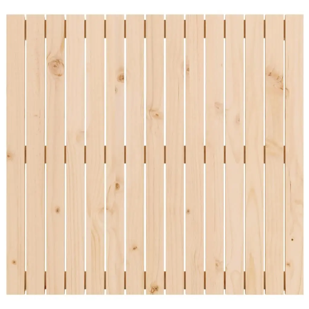 Wall Headboard in Solid Pine Wood